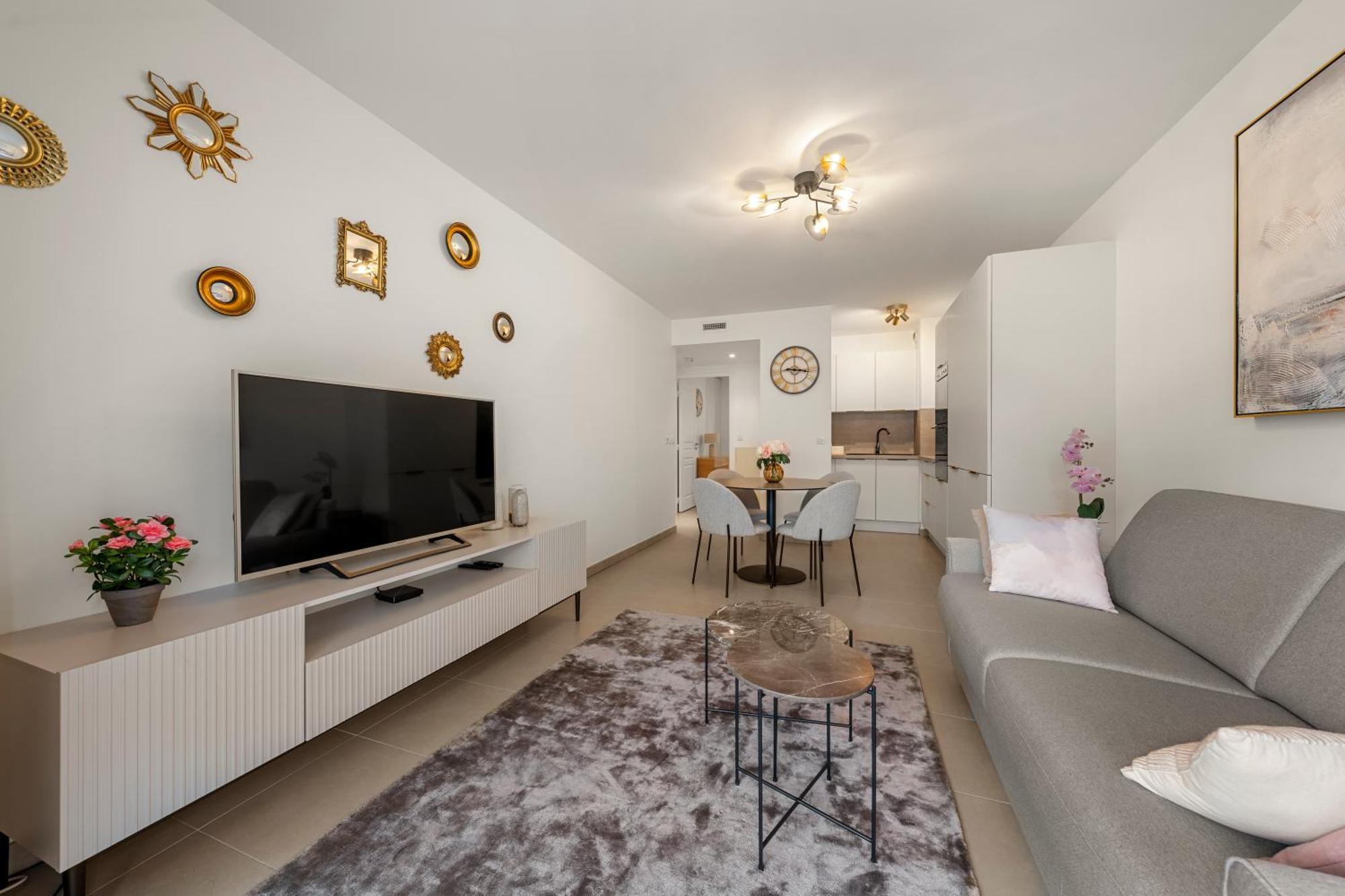 Beautiful Apartment Cannes Center Terrace Parking Exterior foto